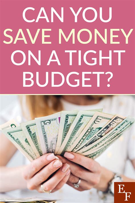 ways to save money on a tight budget 